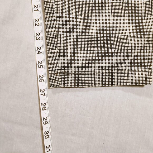 Lands' End Women's 14 Mid Rise Pull on Plaid Pants - Picture 5 of 8